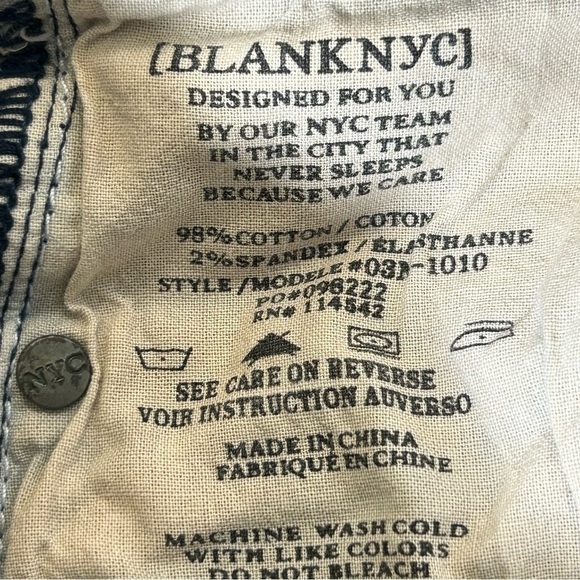 Blank NYC Distressed Skinny Jeans - Picture 10 of 10